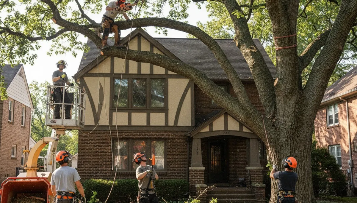 Tree service team in Albany, NY providing professional tree care and removal services